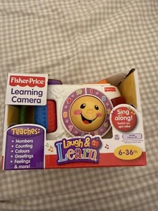 Fisher Price Electronic Light Up Camera Toy Childrens Laugh and Learn 6-36m New - Picture 1 of 1
