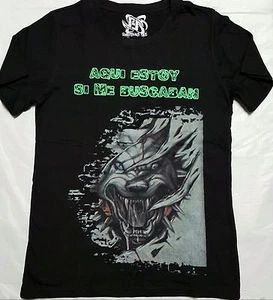 MEN/UNISEX BLACK-T-SHIRT-SCREEN PRINTED PITBULL Print  S-3XL  Final Sale - Picture 1 of 4