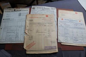 fünf tolle alte Rechnungen vers. Zigarettenfirmen wie Brinkmann, Altmann usw. 40 - Picture 1 of 1