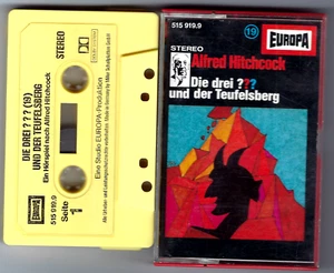MC Kassette Die Drei 3 Fragezeichen, Folge 19 gelb mit Aufkleber, EUROPA - Bild 1 von 1