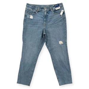 Old Navy Jeans Womens Size 16 O.G Straight Leg High Rise Ankle Denim Pants NWT - Picture 1 of 7