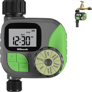 Sprinkler Timer, Outdoor Water Timer for Garden Hose, Programmable Single-Outlet - Picture 1 of 10