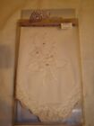 Bride Wedding Handkerchief NOS New BB World Lace Embroidered Glass Beads Floral