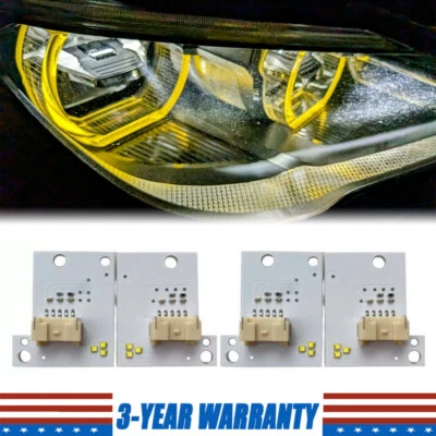Luz de circulación diurna amarilla DRL placas LED M6 F06 F12 F13 LCI Foto 1 de 3