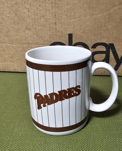 Vtg San Diego Padres MLB Coffee Mug Cover
