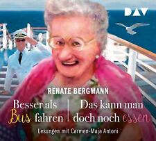 Besser als Bus fahren / Das kann man doch noch essen Renate Bergmann Audio-CD