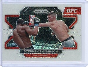 2022 Panini Prizm UFC Stephen Thompson White Sparkle Prizm No. 90 Welterweight