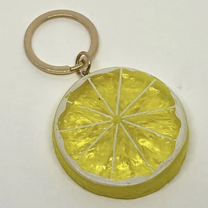 Large fruit keyring, fruit is 5cm , lemon lime orange - Picture 1 of 13