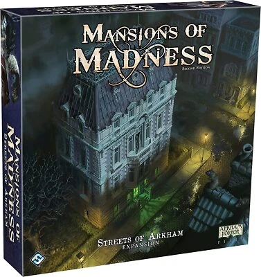 Fantasy Flight Games  Mansions of Madness Streets of Arkham 2nd Ed Exp.  Boar - Image 1 of 3