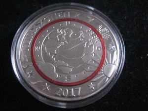 MEDALLA MDS ALEMANIA 2017 CON ANILLO ROJO "CLIMAS", PLATA - Imagen 1 de 2