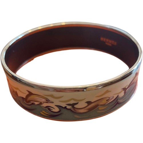 HERMÈS Bracciale Hermes Smalto GM Modello Delfino Azzurro Con Scatola