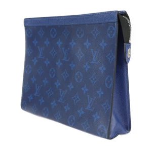 LOUIS VUITTON business bag M30423 Pochette Voyage MM Taigalama Clutch bag p... - Picture 1 of 9