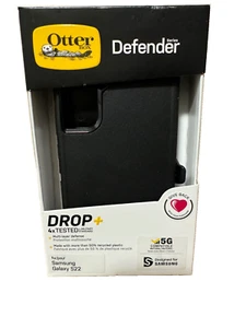 OtterBox Defender Series Case for Samsung Galaxy S22 - Black - Picture 1 of 2