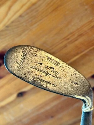 Ted Ray "Seventy Two" 特别 37.5" 右握山核桃杆身古董高尔夫球杆 — 第 1/4 张图片