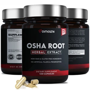Osha Root Extract 120 Capsules 1000 mg - Picture 1 of 8