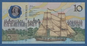 AUSTRALIA -- 10 DOLLARS ND ( 1988 ) -- COMMEMORATIVE -- aUNC -- AB -- PICK 49b . - Picture 1 of 2