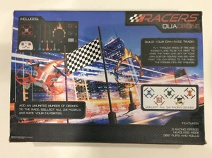 QUADRONE RACERS with Obstacle Course Flying RC Remote Control Drone Red *NEW*. - Picture 1 of 6