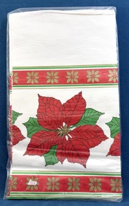 Vintage Hallmark Plans-a-Party Weihnachtsbrücke Tischdecke - Bild 1 von 4