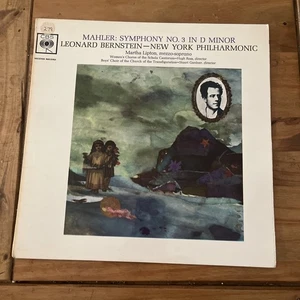 SBRG 72065/6 Mahler Symphony No.3 New York Philharmonic Leonard Bernstein 2LP - Picture 1 of 3