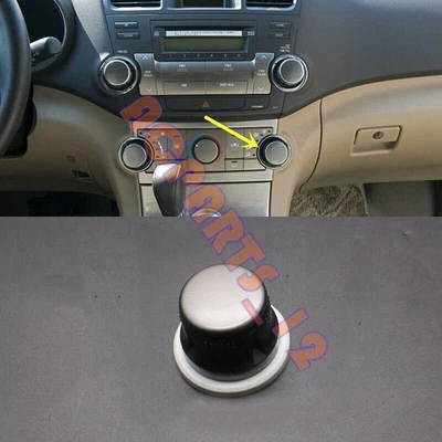 For Toyota Highlander 2009-2013 2014 Right Side Central A/C or Fan Control Knobs - Imagem 1 de 4