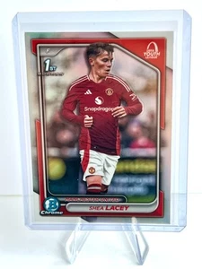 Shea Lacey 1st Bowman Rookie Card โ 2024-25 Topps Chrome UCC #BU-SL โ Man United - Picture 1 of 2