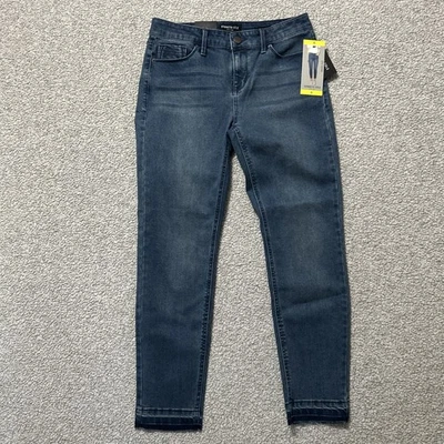 Pantalones de mezclilla ajustados Kenneth Cole Jess para mujer talla 6 tiro medio azul elástico nuevos con etiquetas Foto 1 de 4