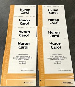 Huron Carol 2 Part Sheet Music Shawnee Press - Set of 8 - Picture 1 of 3