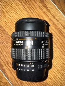 Nikon AF Nikkor 35-70mm F3.3-4.5 lens Great Condition Made in Japan - Picture 1 of 5