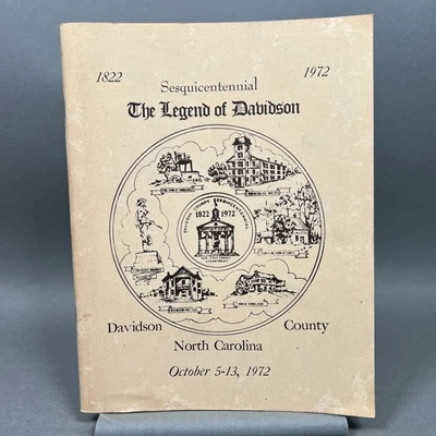 RARE The Legend of Davidson County NC 1822-1972 Sesquicentennial Commemorative - Image 1 of 4