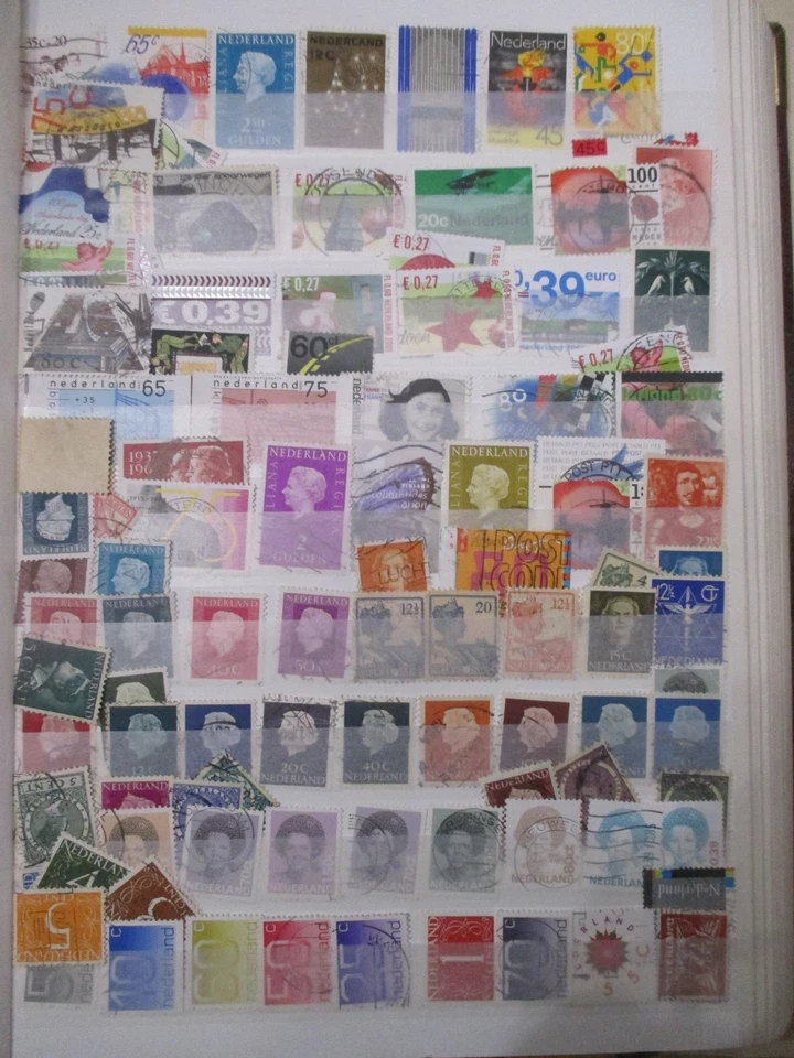 Lot de  timbres "PAYS BAS" oblitérés+ cadeau pour 2 lots de mes ventes - Photo 1/1