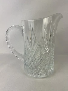 Vintage Cristal de Flandre 24% Genuine Lead Crystal 8-1/2" Tall Pitcher, France. - Picture 1 of 14