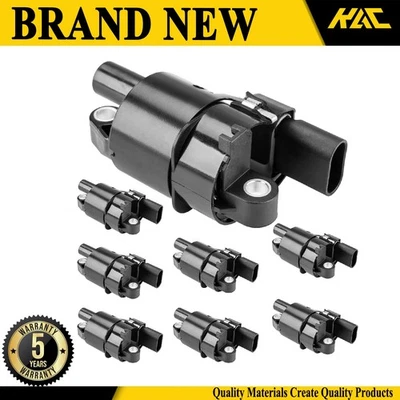 8Pcs Ignition Coils Fit For 2007-2014 Chevy Tahoe 2007-2019 Chevy Silverado 2500 - Imagem 1 de 4