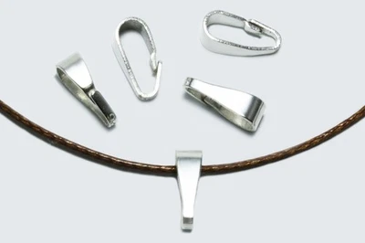 Inwaria Collana Anello 925 Argento 8x3x4mm Collegamento Anello, SS17 - Immagine 1 di 2