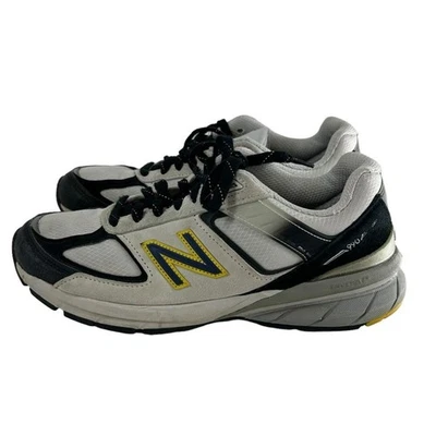 Новый баланс туфли мужчин 8 Серебряный черный 990 V5 работает комфорт кроссовки сделано в США - Изображение 1 из 4