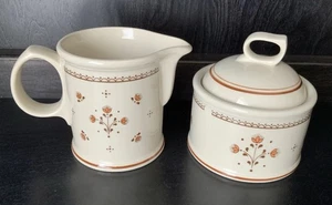 Johnson Brothers Tudor Creamer And Sugar Bowl With Lid, Nice Set - Picture 1 of 9