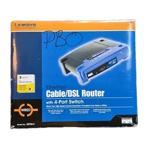 Linksys BEFSR41 4-Port 10/100 Wired Router (BEFSR41 v4) - Picture 1 of 4