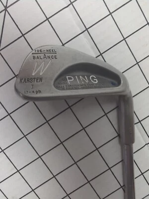 Vintage PING Karsten I Blue Dot  Wedge W Steel shaft RH Right Hand - Image 1 of 4