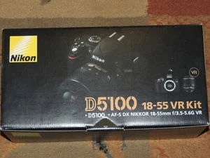Box für Nikon D5100 DSLR 18-55 VR Kamera Kit - Box Only - KAMERA NOT INCLUDED - Bild 1 von 2