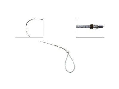 For 1999-2000 Cadillac Escalade Parking Brake Cable Front Dorman 77352RD - Image 1 of 2