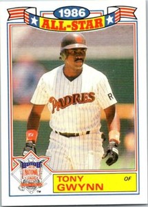 TONY GWYNN 1986 TOPPS GLOSSY ALL STAR COMMEMORATIVE #6  (CLEARANCE)
