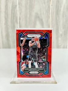 2023-24 Panini Prizm - Red Cracked Ice Prizm #78 Karl-Anthony Towns - Foto 1 di 2