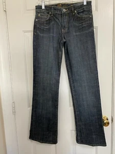 Kut From The Kloth Dark Wash Blue Jeans Junior's, Women's Size 4 Bootcut Stretch - Picture 1 of 12