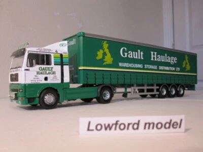 Corgi modern trucks CC13428 Man TGA curtainside Gault transport (used) - Image 1 of 4