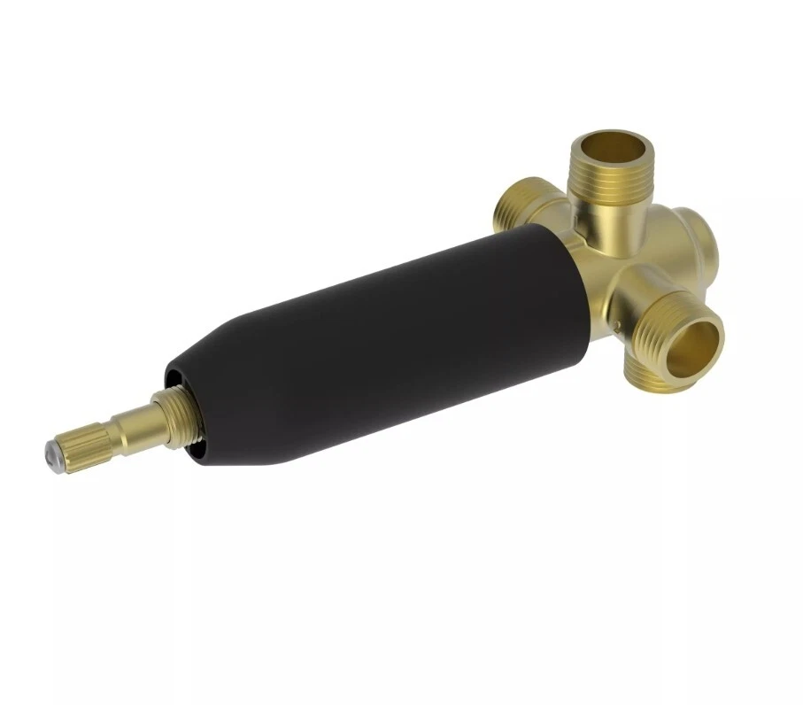 Newport Brass 3 Way In Wall 1/2" Diverter Valve 20 Tooth Stem 1-617 - Image 1 of 1