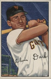 Alvin Dark 1952 Bowman #34 Trading Card (Giants) - Picture 1 of 2