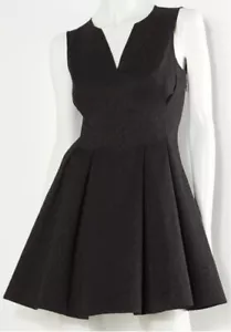 EUC Women's Princess Vera Wang Dress Size 7 Black Jacquard - Picture 1 of 13