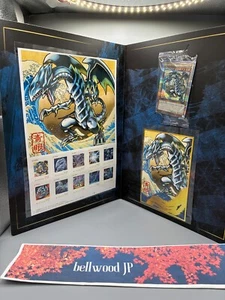 Yu-Gi-Oh! 25th Anniversary Blue-Eyes White Dragon Ukiyoe Edition Stamp Full Set - Picture 1 of 6