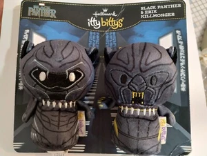 Disney Marvel Pantera Negra Sello Itty Bittys Peluche Paquete de 2 Erik Killmonger - Imagen 1 de 2