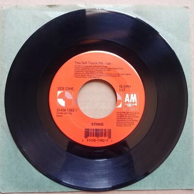 STING You Still Touch Me 45 7" POP ROCK Record Vinyl 1996 A&M Records Foto 1 de 2