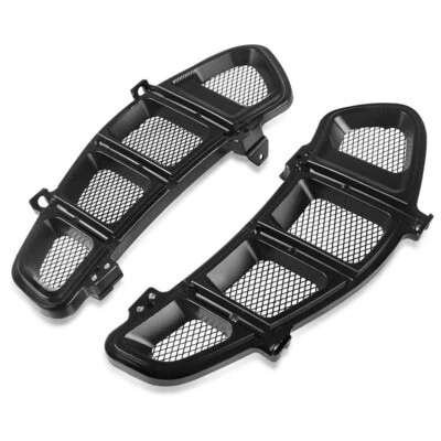 Parrillas laterales de ventilación para Vespa GTS GTV GT 125 200 250 300 en negro 2003-2020 Foto 1 de 4